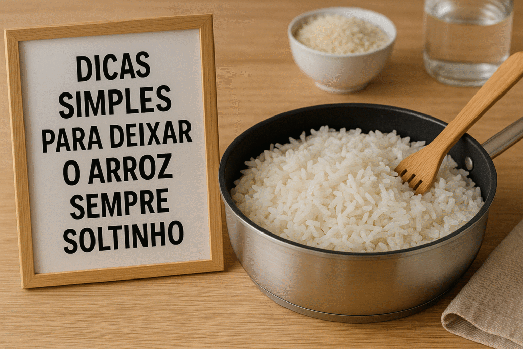 Dicas simples para deixar o arroz sempre soltinho
