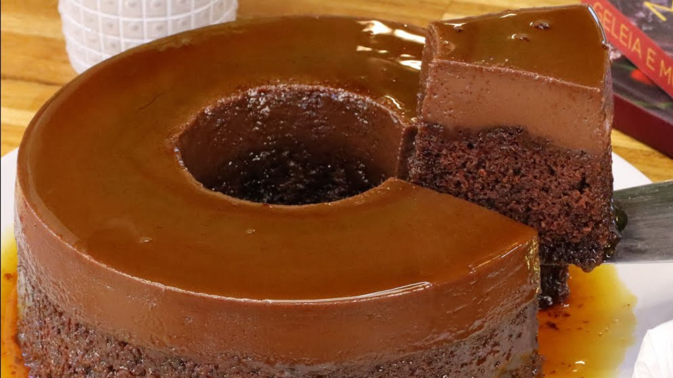 Bolo Pudim de Chocolate