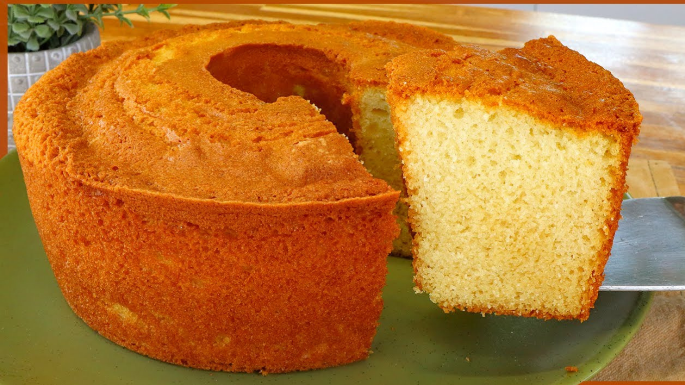 Bolo Simples de Trigo Fofinho