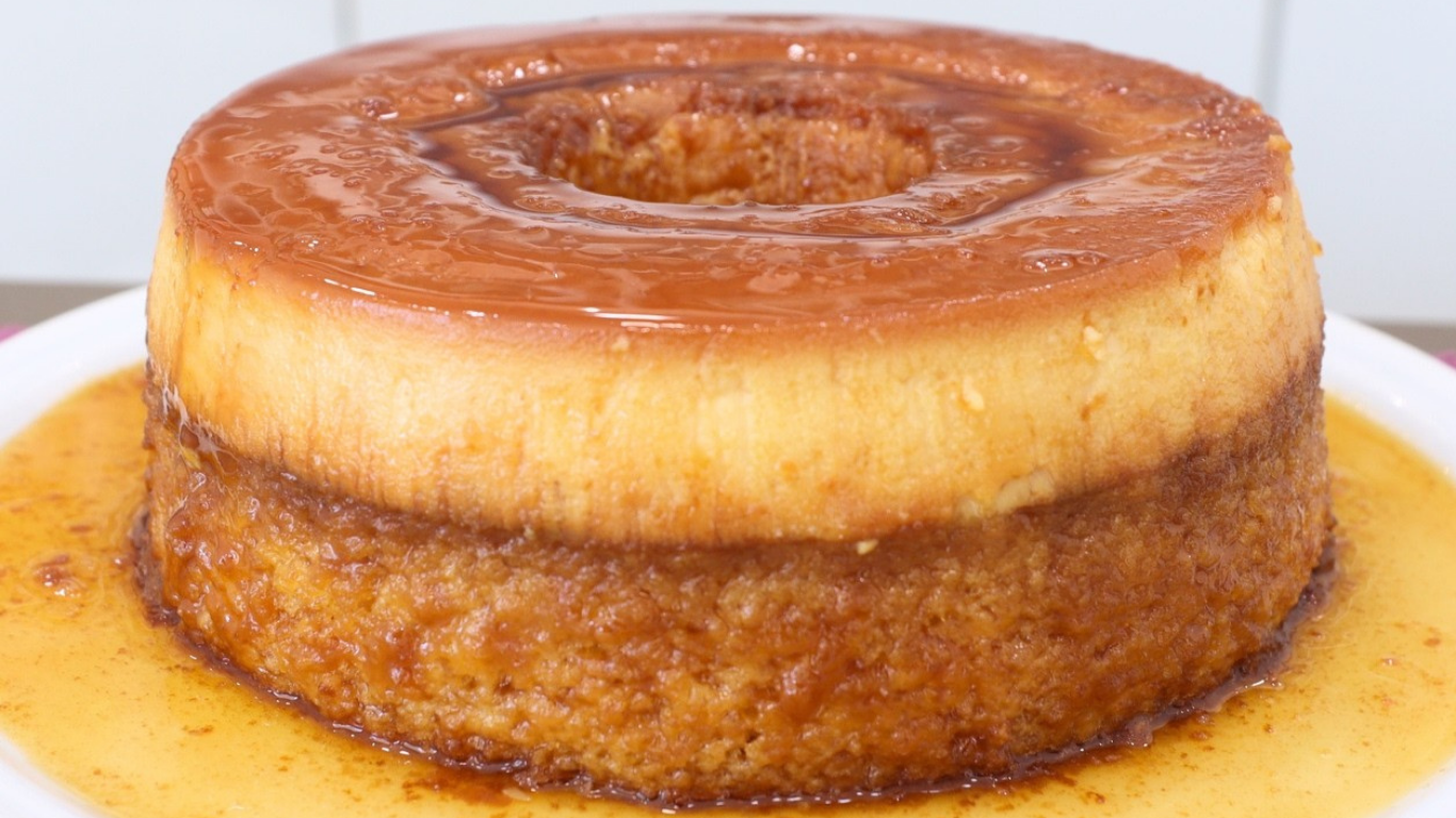 Bolo Pudim Simples e Fácil