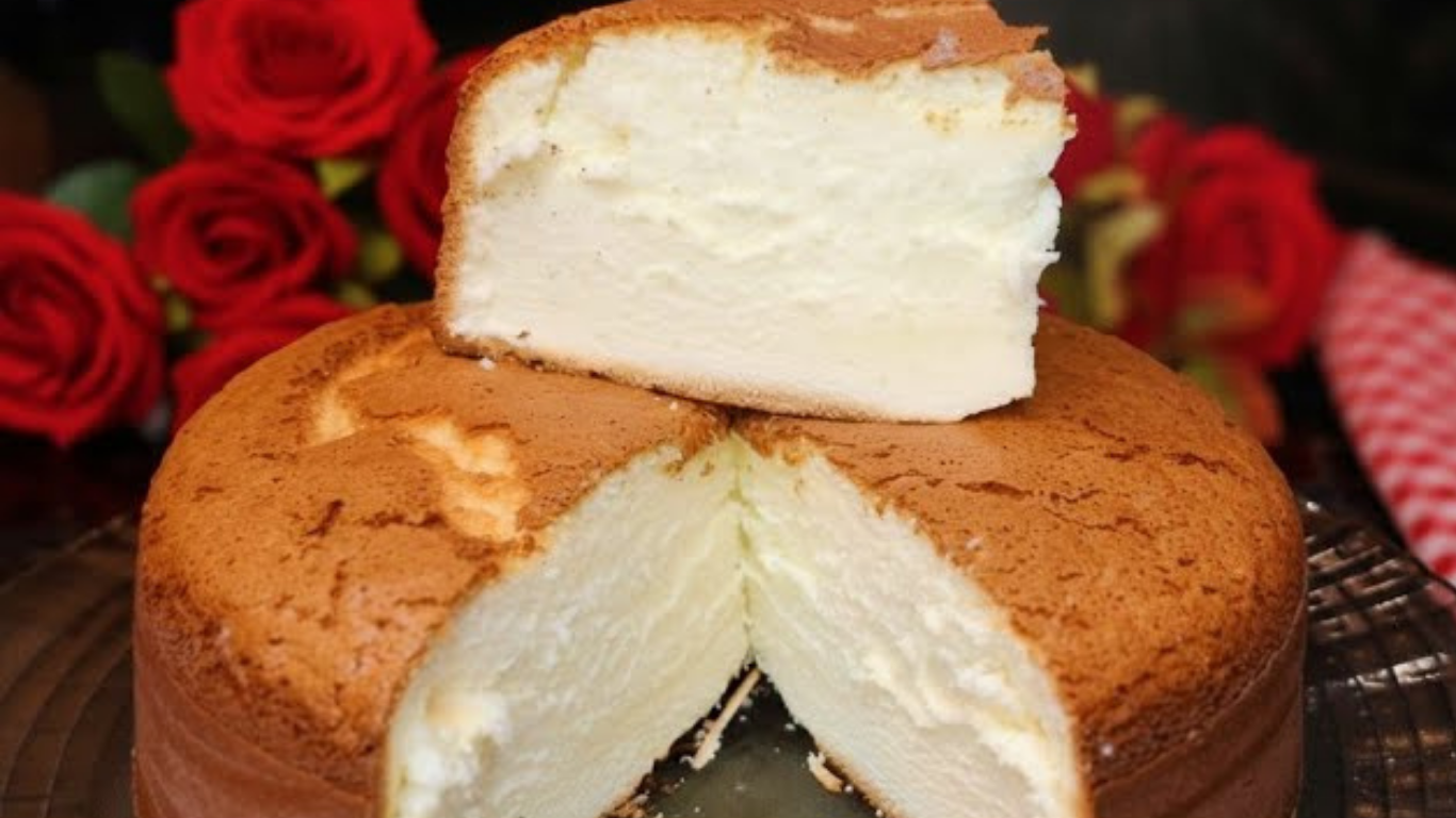 Bolo Algodão com 3 Ingredientes