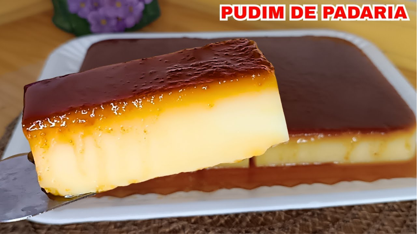 Pudim de Padaria de Antigamente