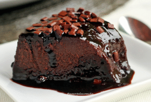 Receita de Pudim de Chocolate com 4 Ingredientes,