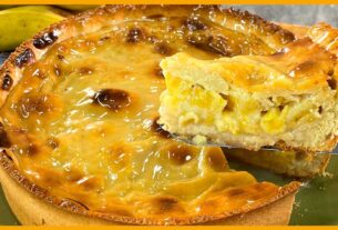 Torta de Banana Cremosa