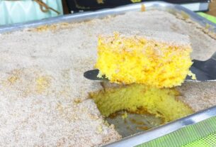 Pão de Ló de Fubá Super Fofinho e Delicioso